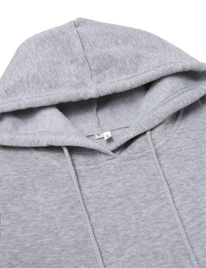 Women’s Hoodie Dress – Long Sleeve Bodycon Sweatshirt Dress with Kangaroo Pocket
