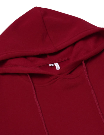 Women’s Hoodie Dress – Long Sleeve Bodycon Sweatshirt Dress with Kangaroo Pocket