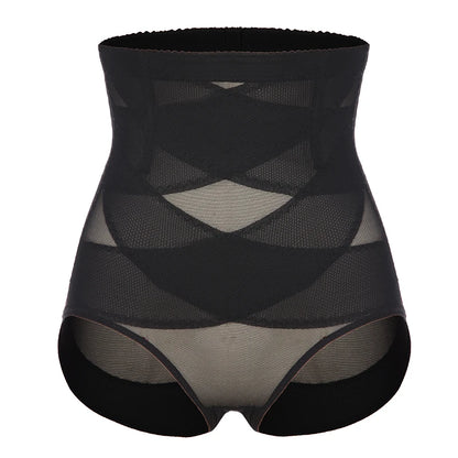 High-Waist Tummy Control Shapewear Briefs – Cross Compression Butt-Lifting Panties for Women