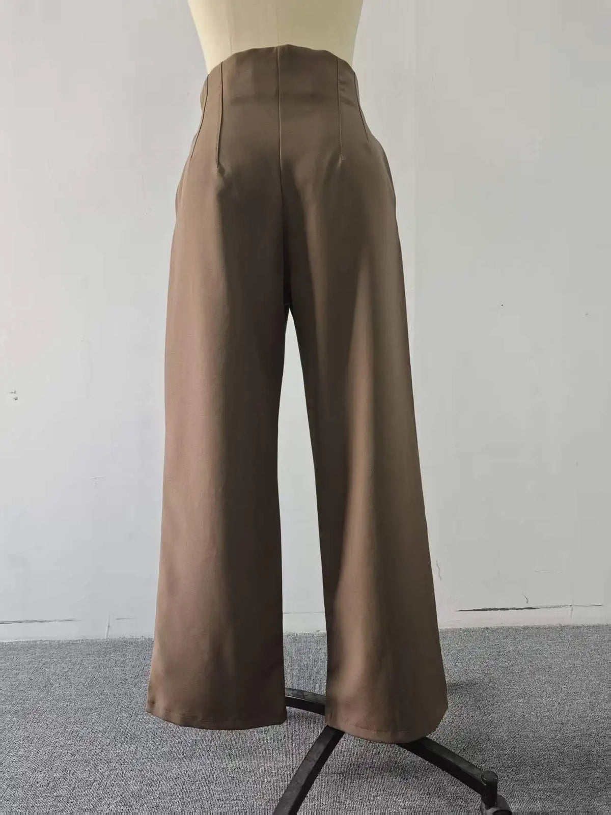 High-Waist Wide-Leg Dress Pants for Women – Tailored Office Trousers