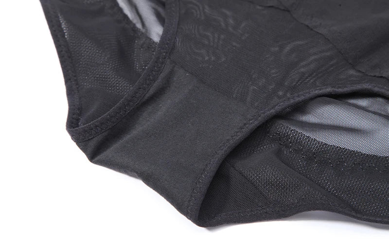 High-Waist Tummy Control Shapewear Briefs – Cross Compression Butt-Lifting Panties for Women