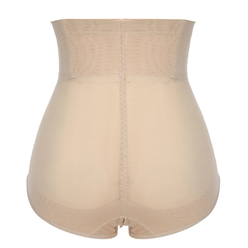High-Waist Tummy Control Shapewear Briefs – Cross Compression Butt-Lifting Panties for Women