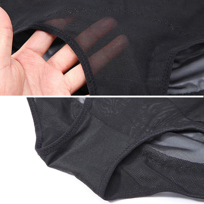High-Waist Tummy Control Shapewear Briefs – Cross Compression Butt-Lifting Panties for Women