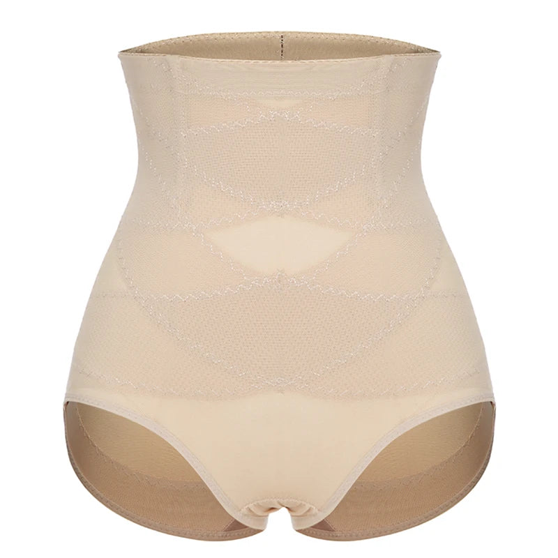 High-Waist Tummy Control Shapewear Briefs – Cross Compression Butt-Lifting Panties for Women